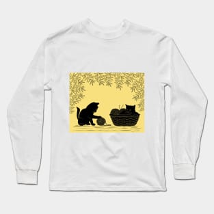 Cats Playing Long Sleeve T-Shirt